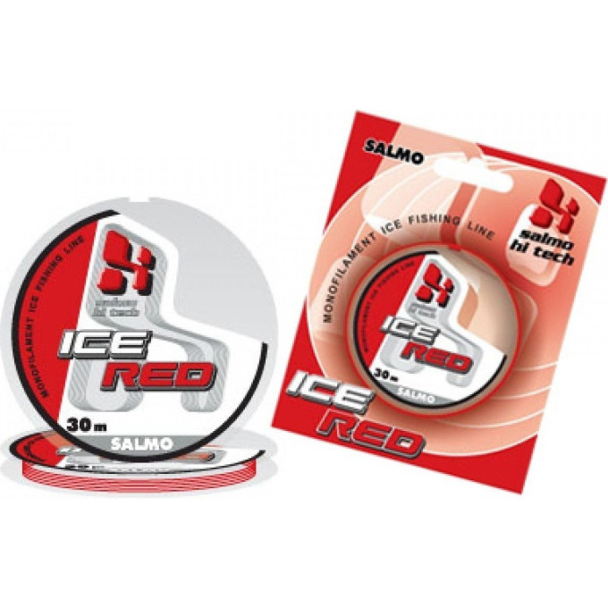 Леска монофильная зимняя SALMO Hi-Tech Ice Red 030/015 4941-015